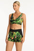 Sea Level Lotus Cross Front Bra Top